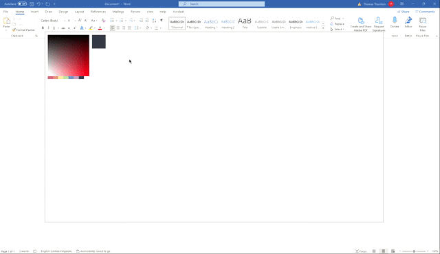 a gif showing a sketch being copied into Word from Bristol
